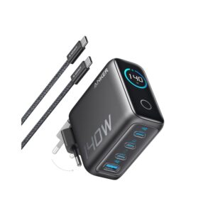 Anker 140W 4 Port Charger With Cable - Grey