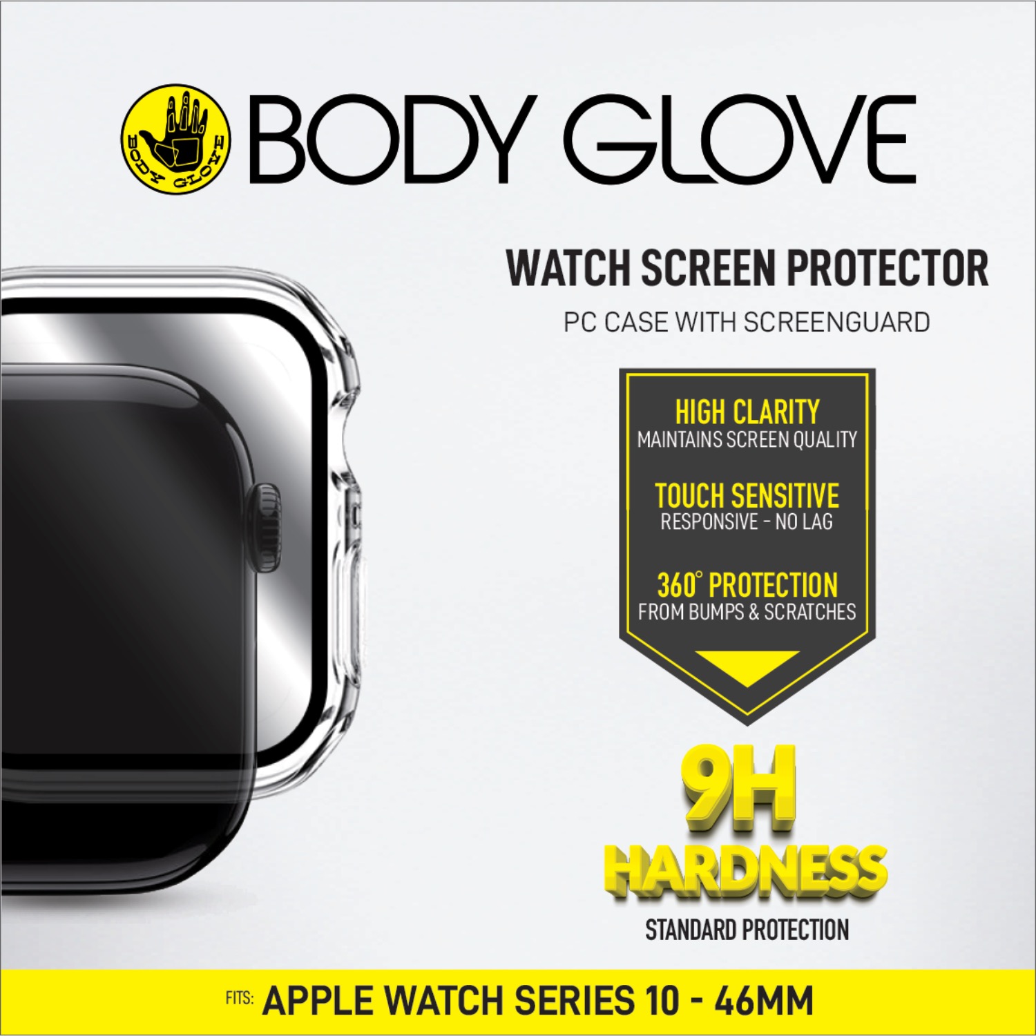 Body Glove PC Case With Screenguard - Apple Watch 10 46mm