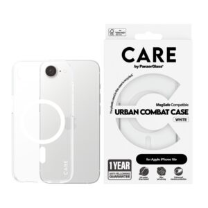 Care by PanzerGlass Urban Combat Magsafe Case - Apple iPhone 17e/16e – Clear