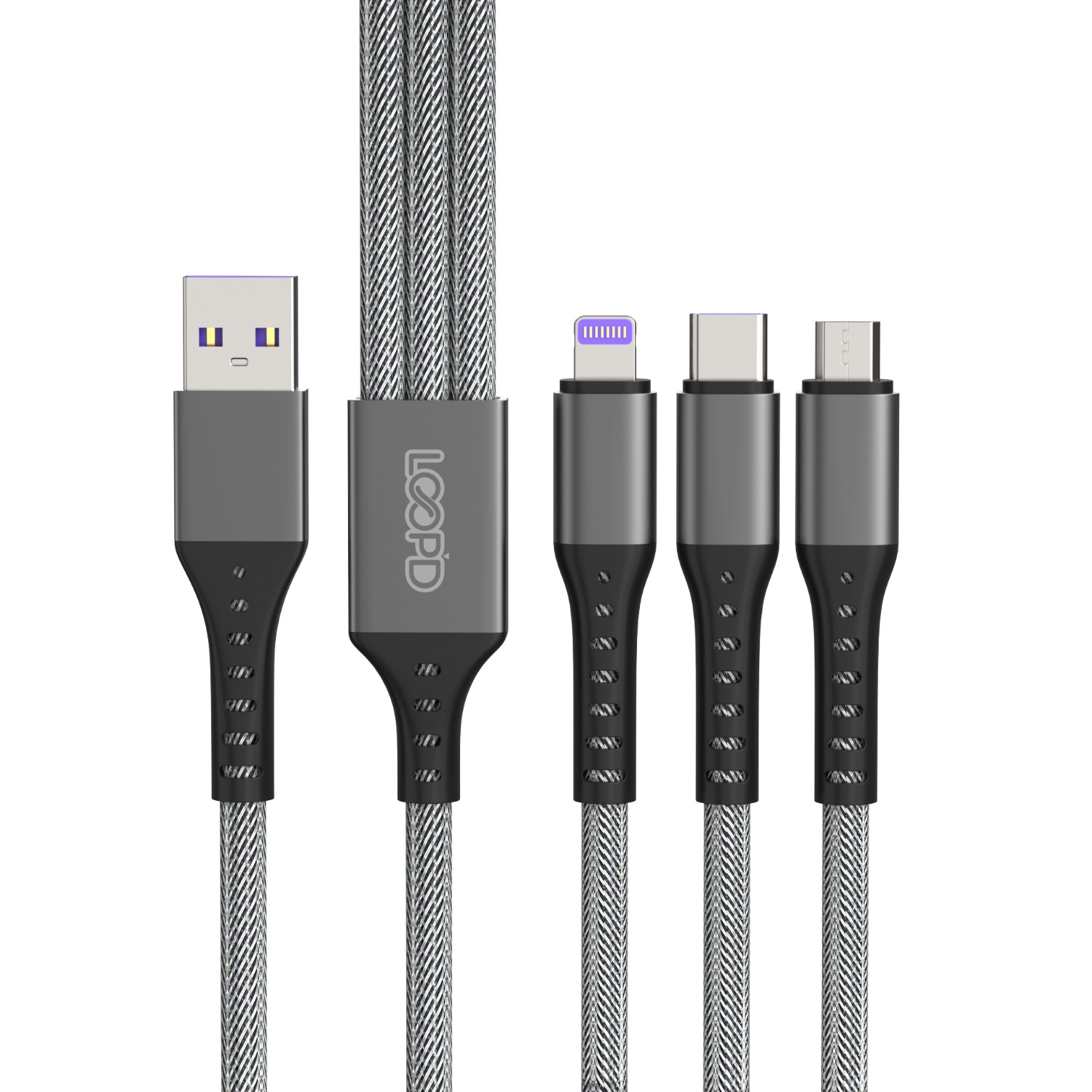 LOOPD Lite 3 in 1 Multi Cable - 1.2 Metre
