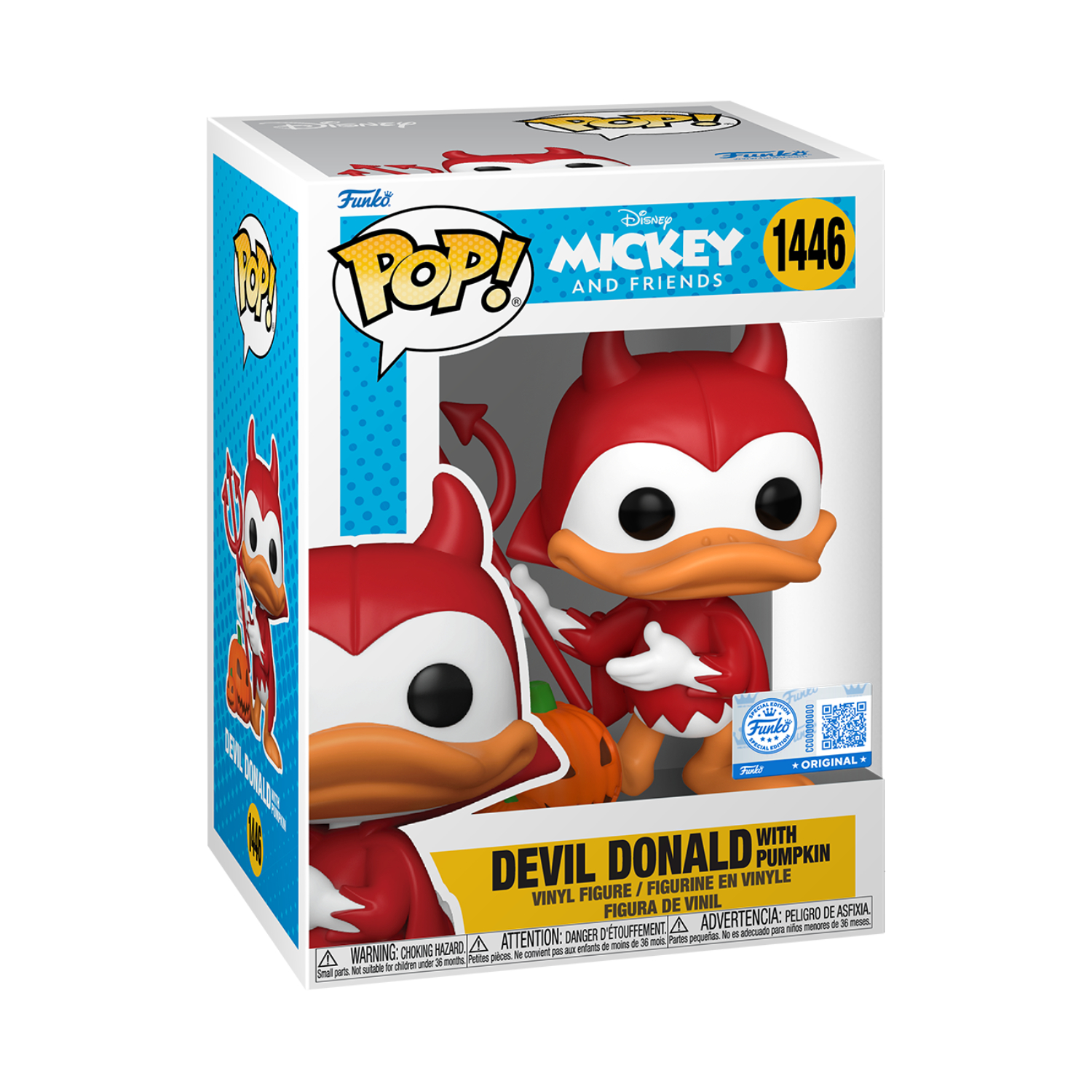 Funko Pop!: Disney Mickey And Friends - Devil Donald With Pumpkin