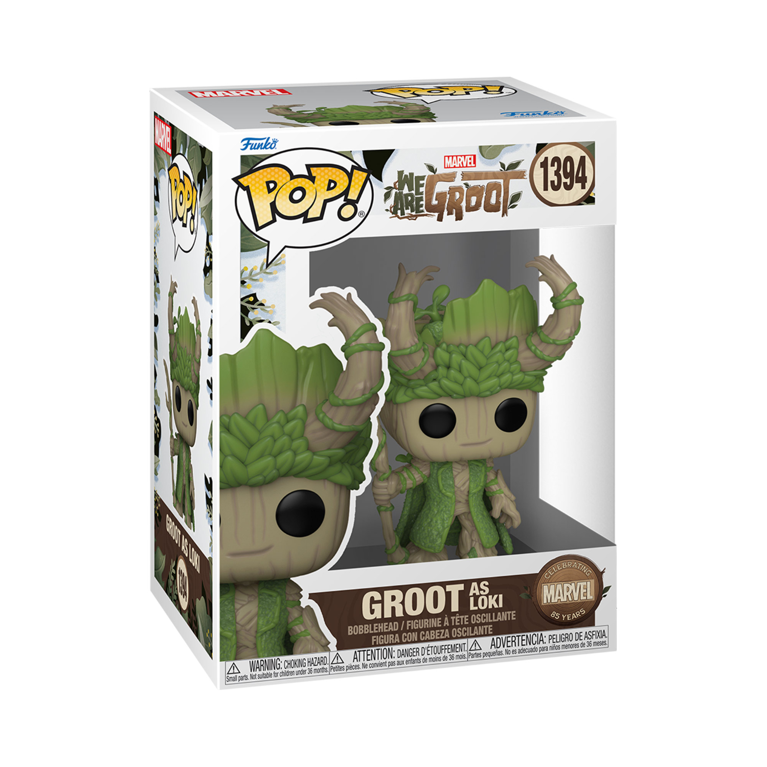 Funko Pop!: Marvel We Are Groot - Groot As Captain Loki (Celebrating 85 Years Of Marvel)