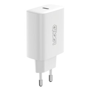 LOOPD 1 Port PD Home Charger 20W - White