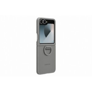 Samsung Silicone Cover With Ring - Samsung Galaxy Z Flip7FE/Flip6 - Gray