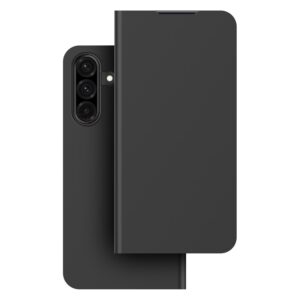 Samsung Mobeen Flip Case With Card Slot  - Samsung Galaxy A17 - Black